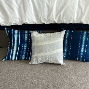 Tensira hand dyed pillow sham covers